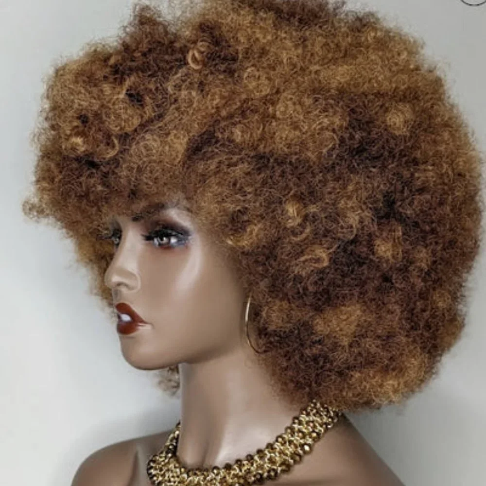 AMARA LA WIG-SUPER SOFT GLUE-LESS FIBER AFRO WIG, GREAT FOR COSPLAYS, DRAG QUEEN - Picture 4 of 4